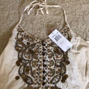 BCBG HALTER TANK TOP